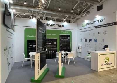 Stand Zeroemission Mediterranean 2023 di HKTEXPO per SUNWAY TECH